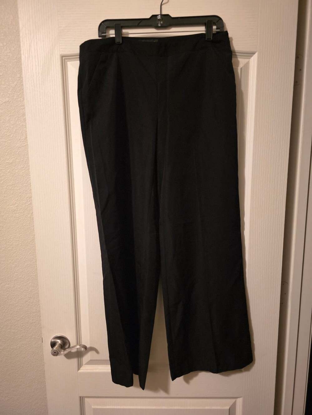 INC International Concepts Black Polyester Wide Leg Dress Pants Size 12